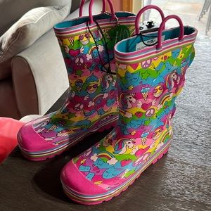 NWT Western Chief Waterproof Girls Rain boots 12